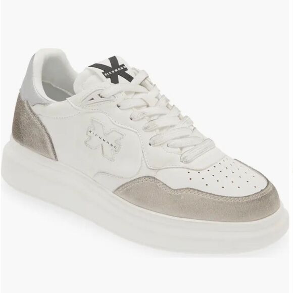 John Richmond Low Top Distressed Sneakers New! - Picture 1 of 8